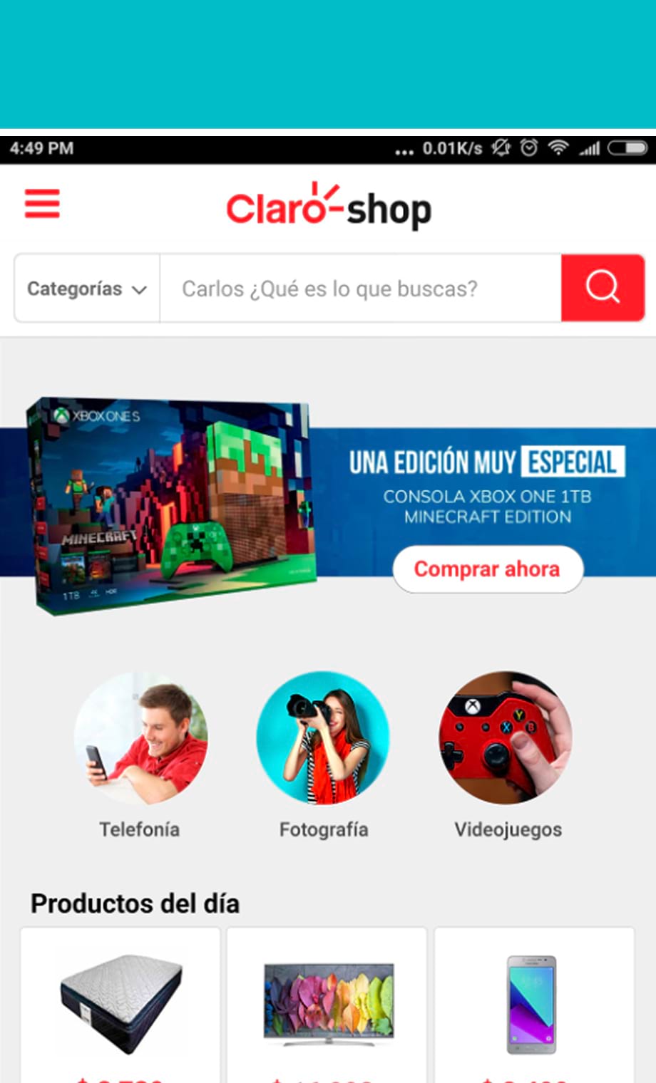 Experiencia laboral en Claroshop